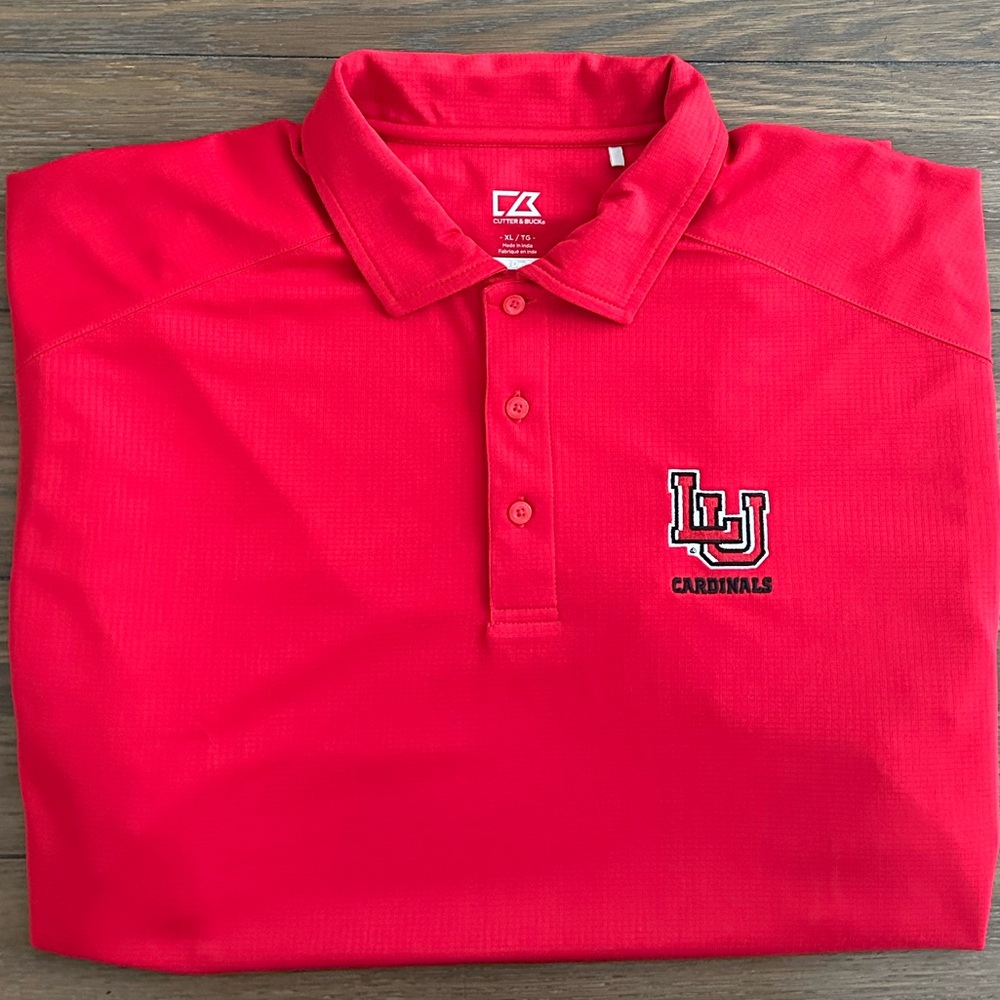 Cutter & Buck Embroider Louisville Cardinals‎ Men's Polo Shirt Size XL Like New